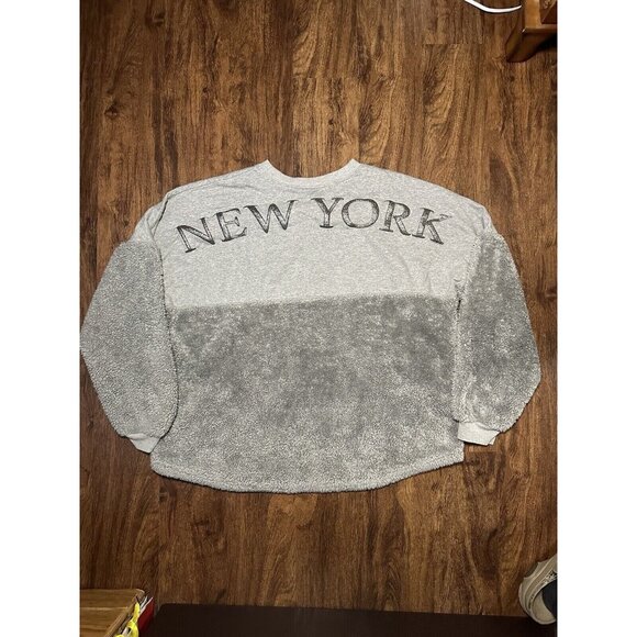 Disney Authentic Mickey New York Icon Partial Sherpa Spirit Jersey Adults XXL - Picture 2 of 5